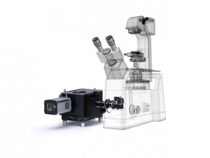 Andor Shamrock zobrazovací spektrograf připojená k mikroskopu