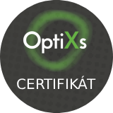 Obr. fotka certifikátu OptiXs od ONSE