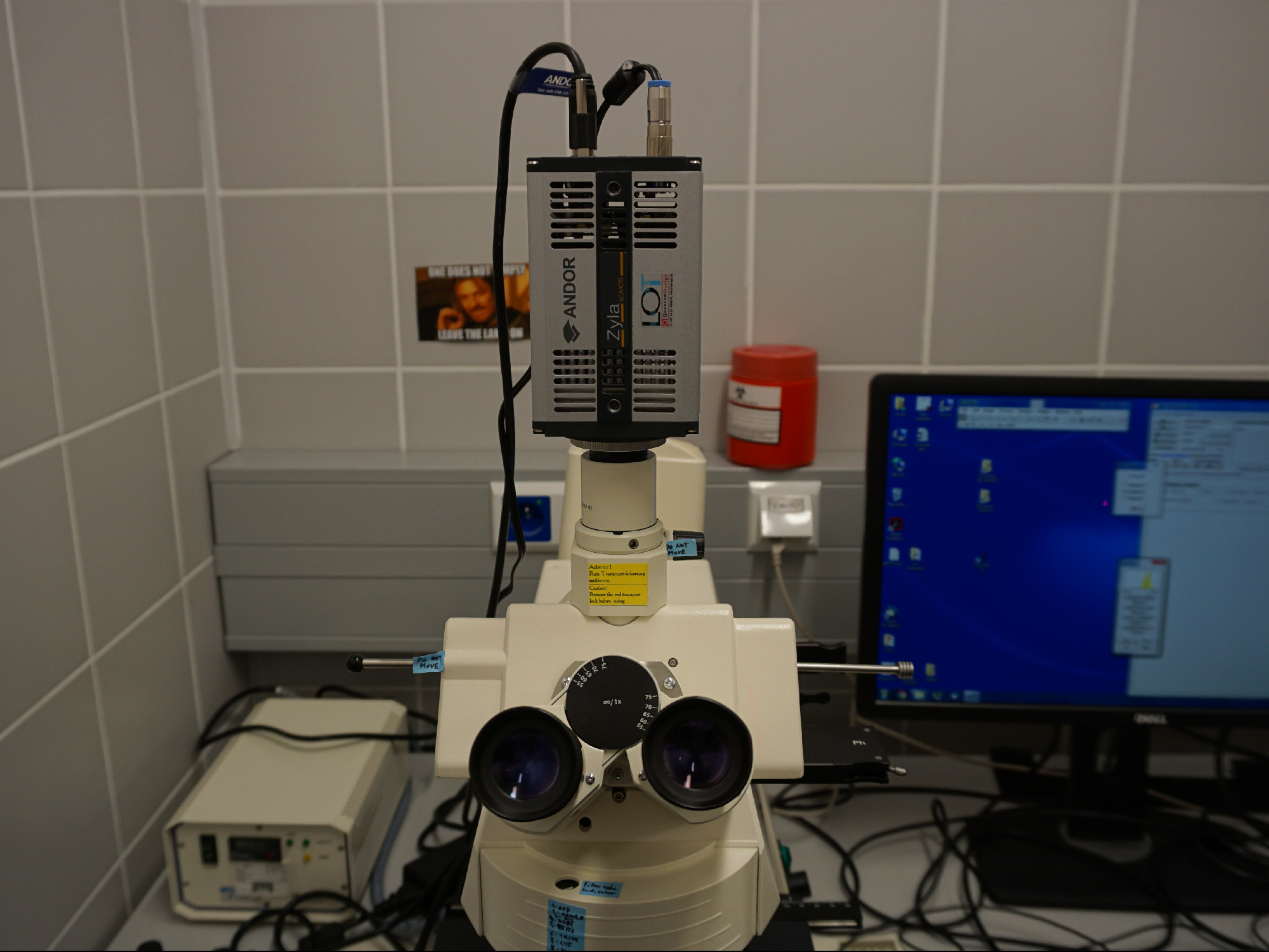 Upgrade mikroskopu - kamera ANDOR ZYLA