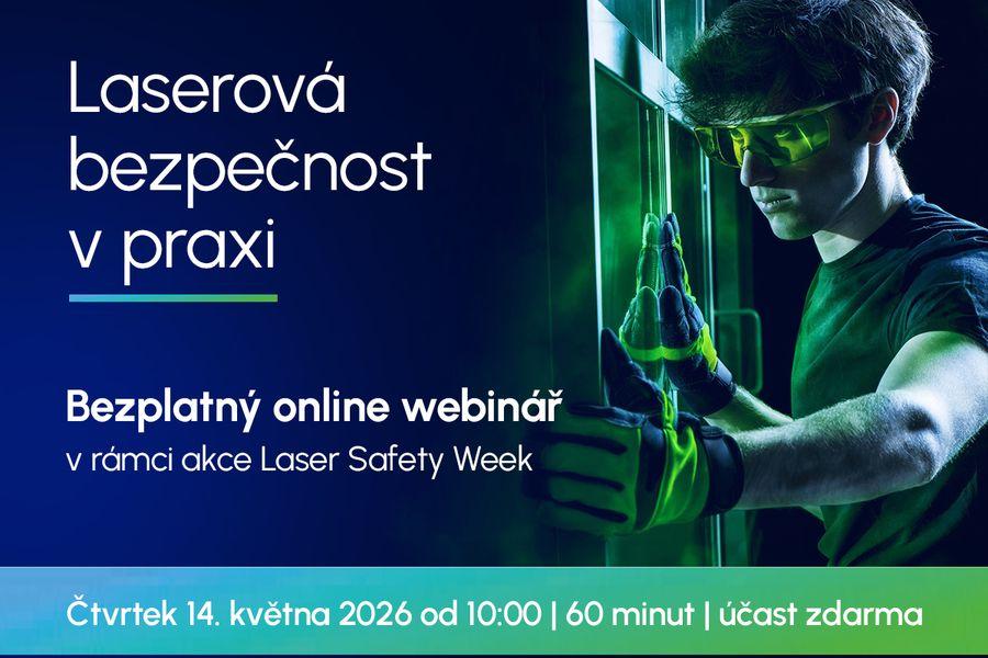 Bezplatný WEBINÁŘ: Laserová bezpečnost v praxi