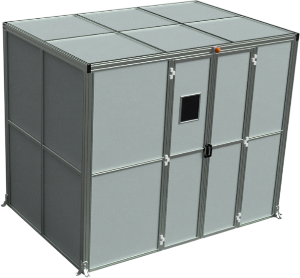 Obr. render celé buňky ve Fusionu