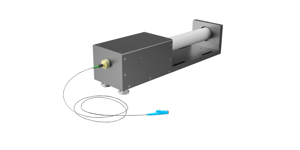 Osvitový modul pro stabilizovaný HeNe laser s navázáním do vlákna