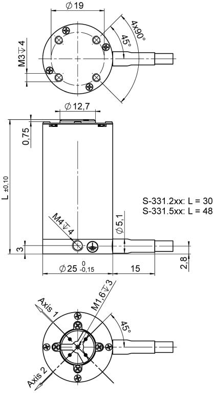 High-Speed Piezo Tip/Tilt Platform S-331